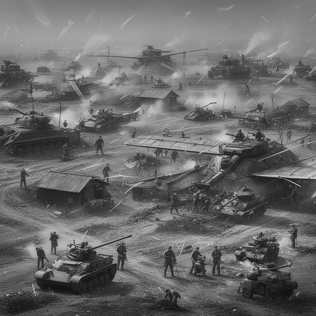 AI-generated illustration of Blitzkrieg campaigns