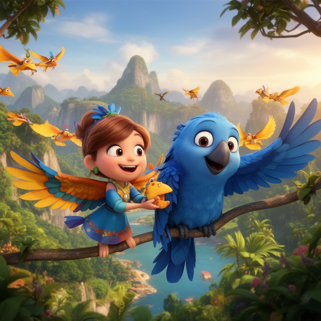 AI-generated illustration of Rio 2