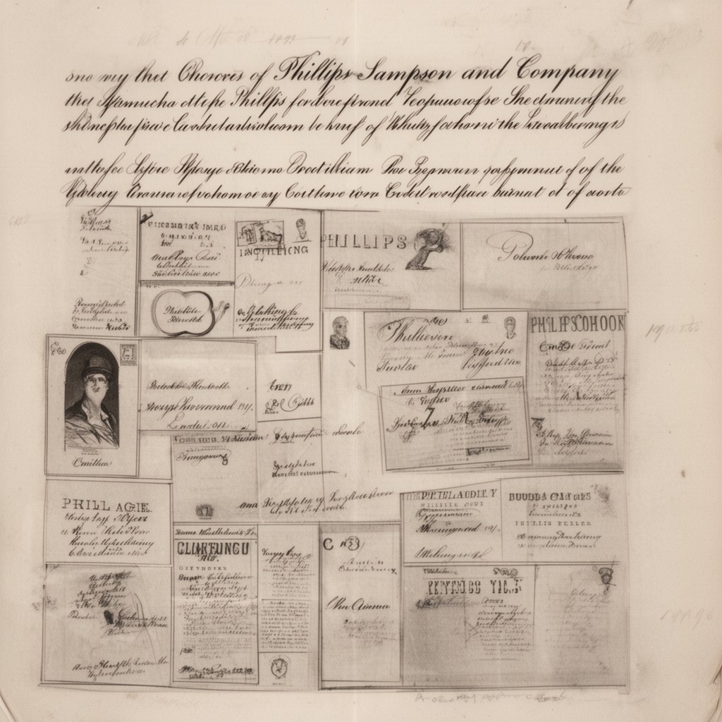 AI-generated illustration of Phillips, Sampson and Company