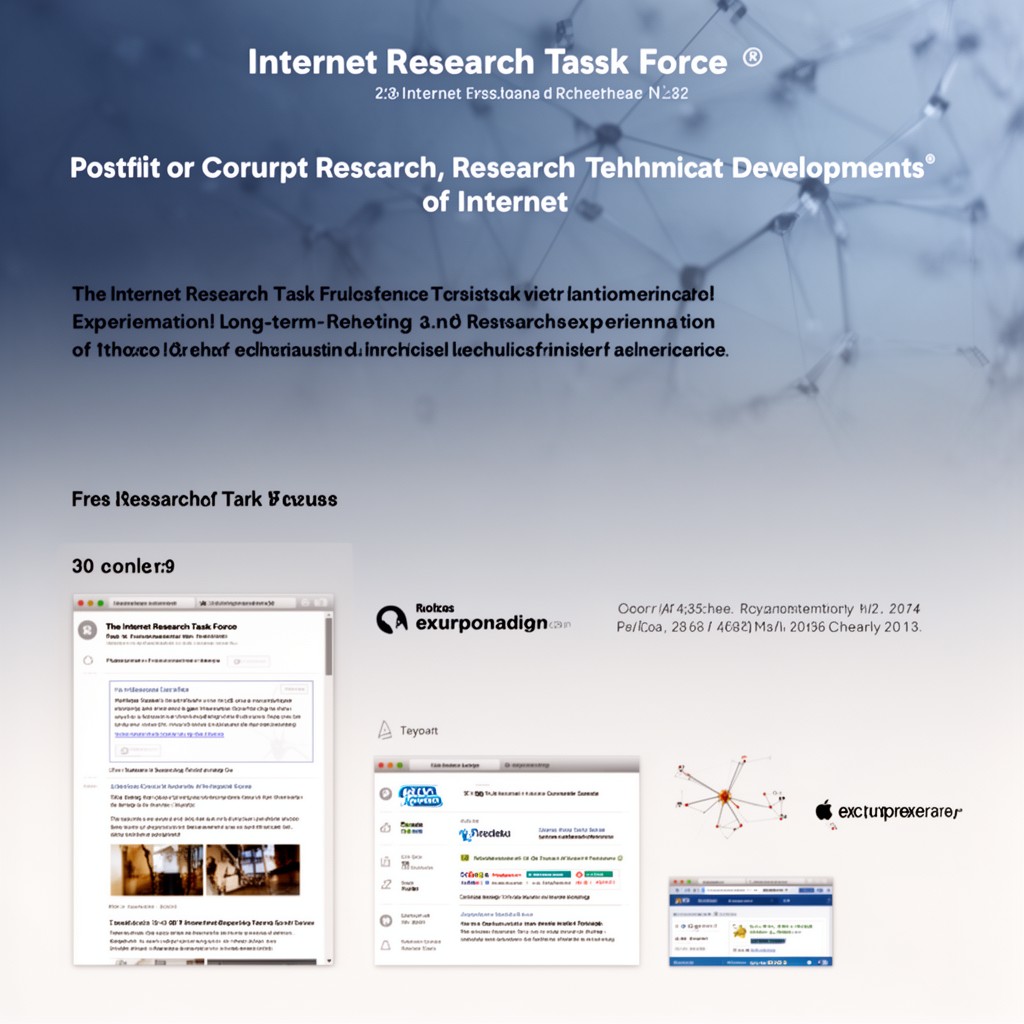 AI-generated illustration of Internet Research Task Force