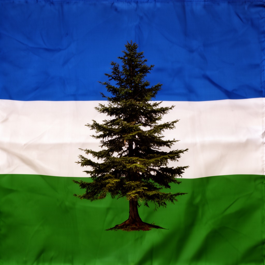 AI-generated illustration of Doug flag