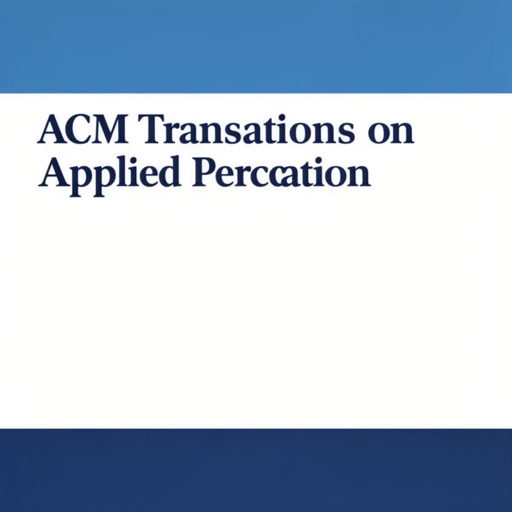 AI-generated illustration of ACM Transactions on Applied Perception