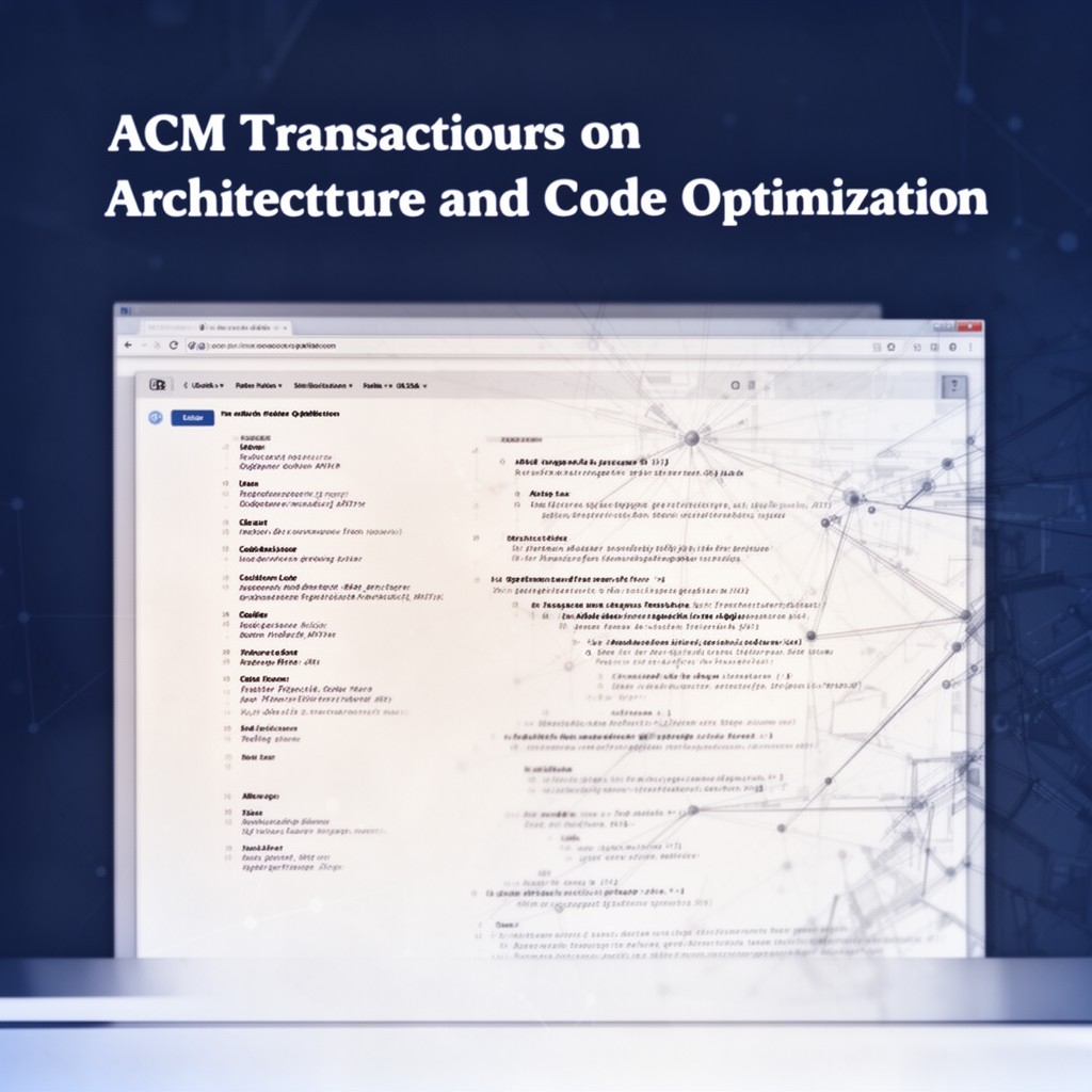 AI-generated illustration of ACM Transactions on Architecture and Code Optimization
