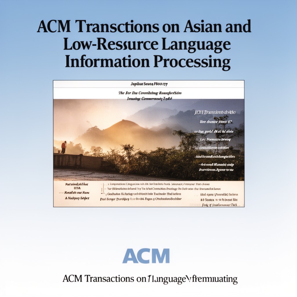 AI-generated illustration of ACM Transactions on Asian and Low-Resource Language Information Processing
