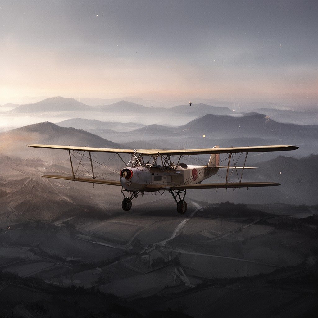 AI-generated illustration of Imperial Japanese Army Air Service