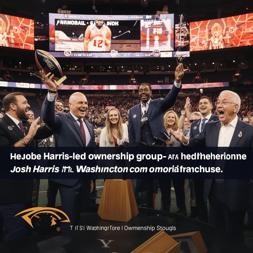 AI-generated illustration of Josh Harris-led ownership group