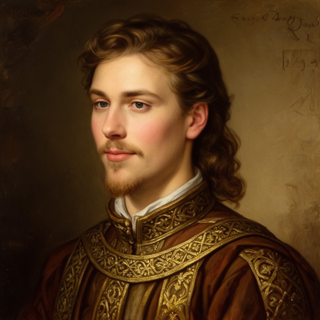 AI-generated illustration of Edward, son of Malcolm III and Margaret