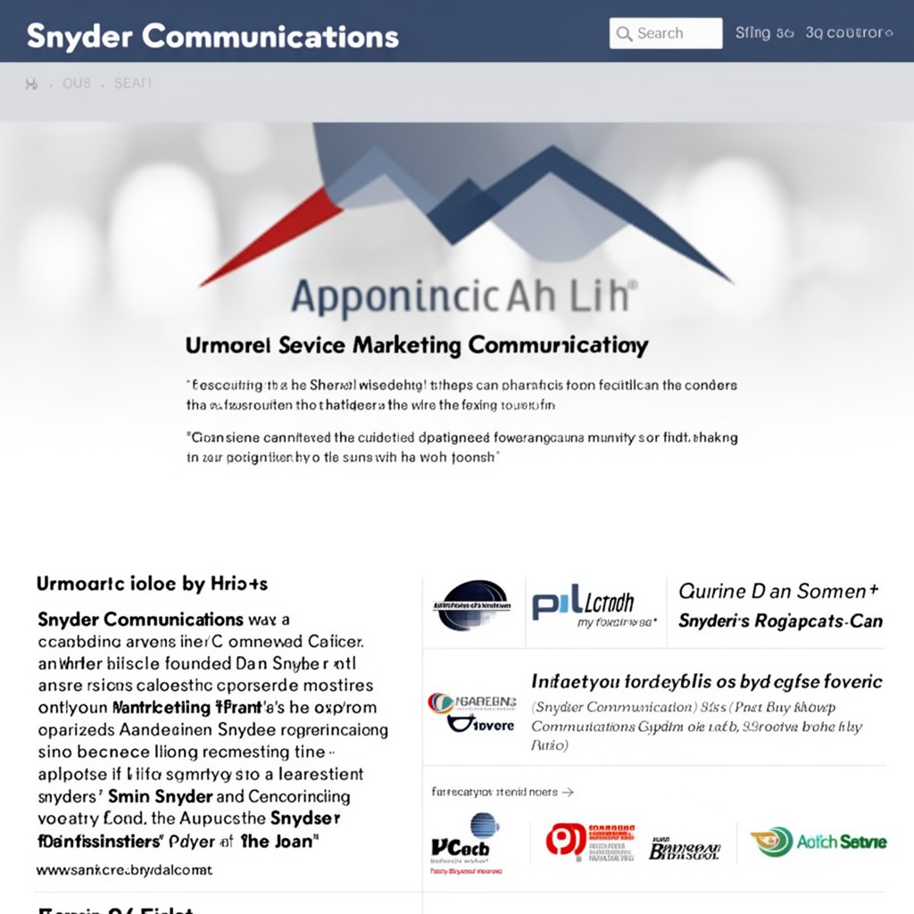 AI-generated illustration of Snyder Communications