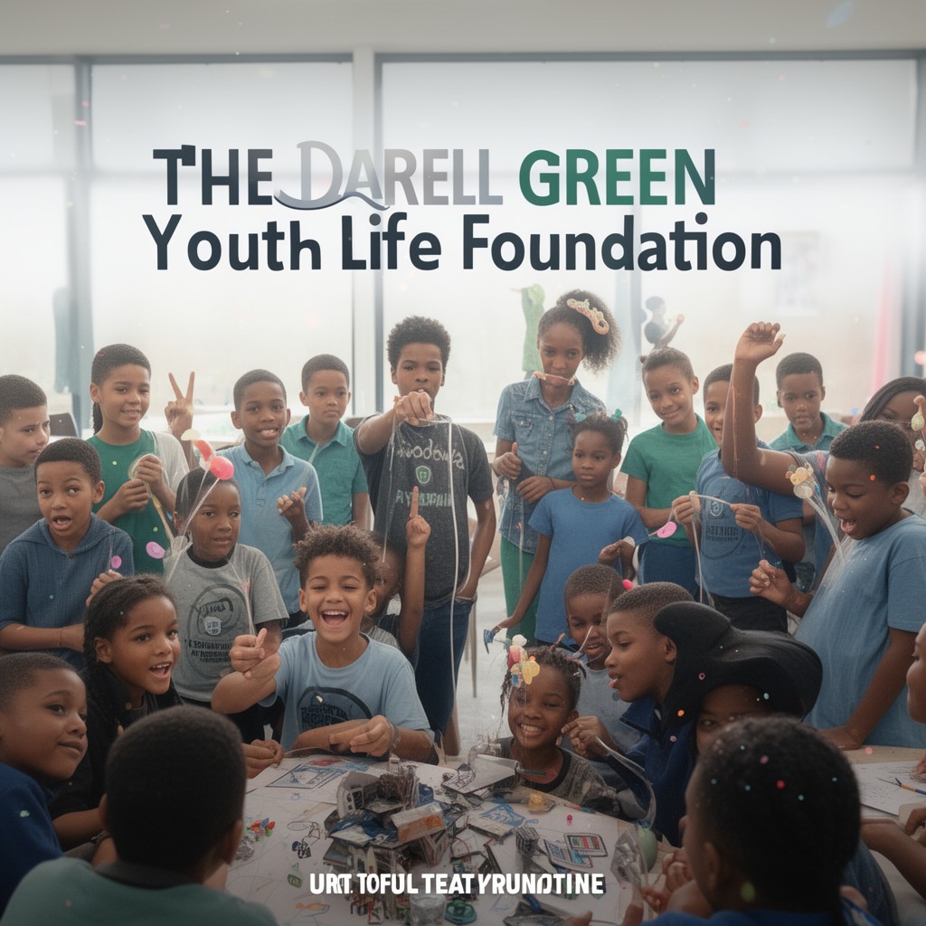 AI-generated illustration of Darrell Green Youth Life Foundation