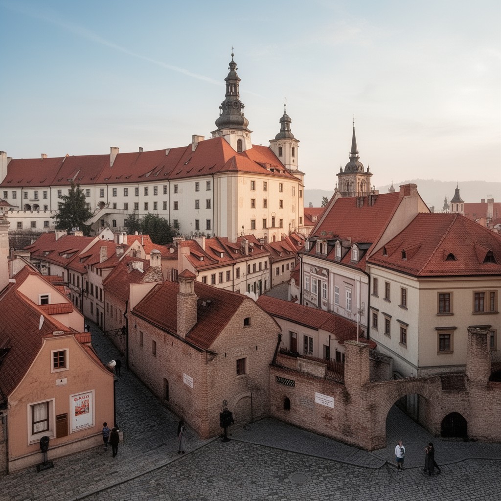AI-generated illustration of Zamość
