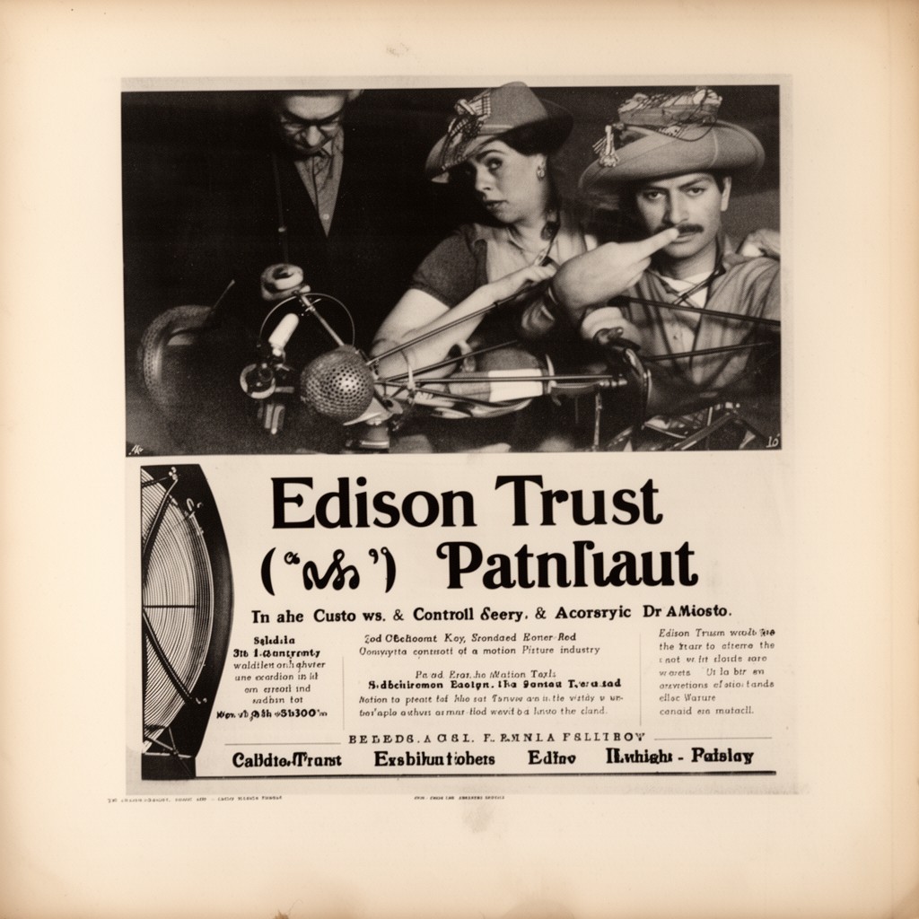 AI-generated illustration of Edison Trust
