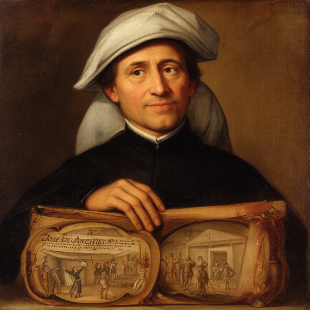 AI-generated illustration of José de Anchieta
