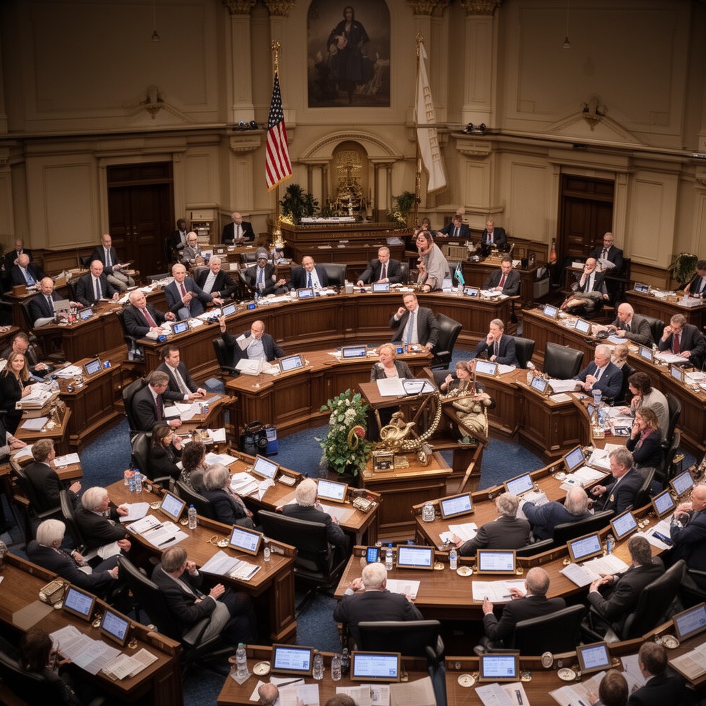 AI-generated illustration of 118th United States Congress