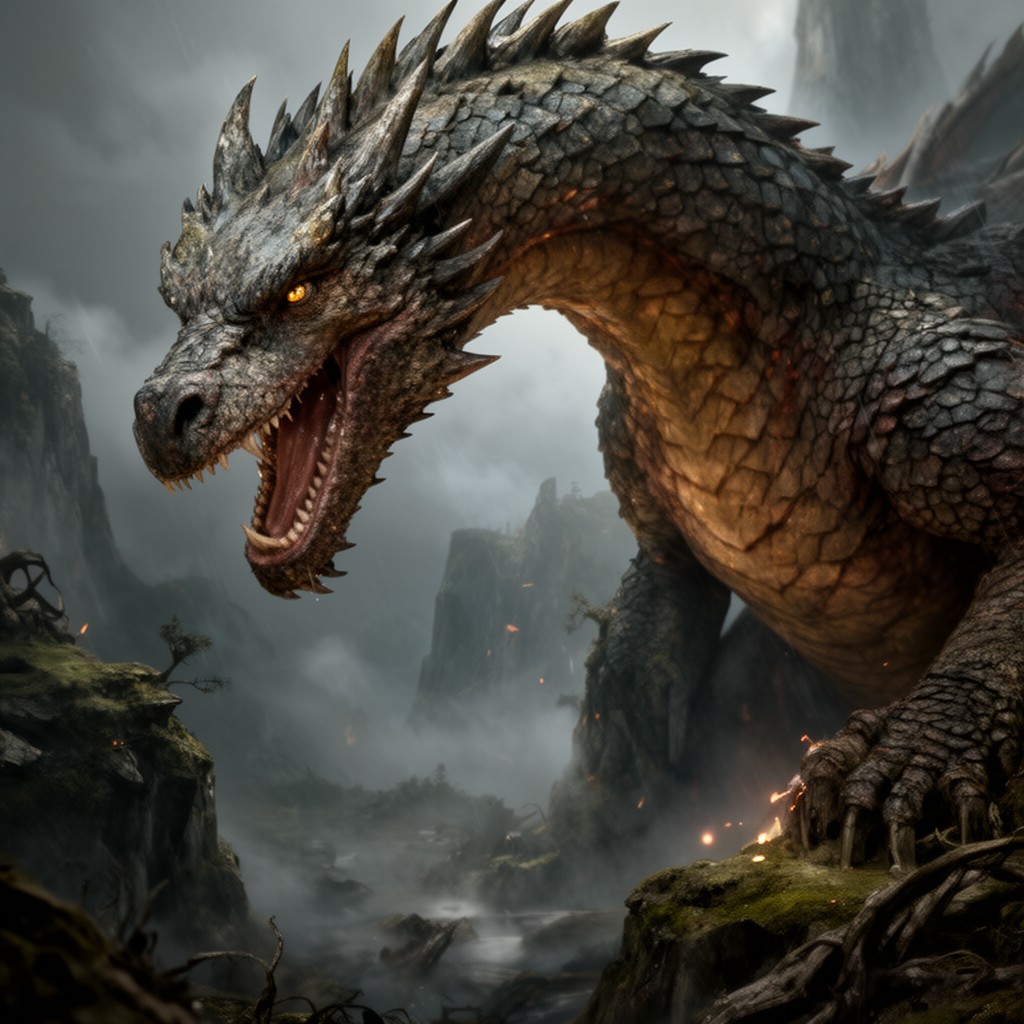 AI-generated illustration of The Hobbit: The Desolation of Smaug