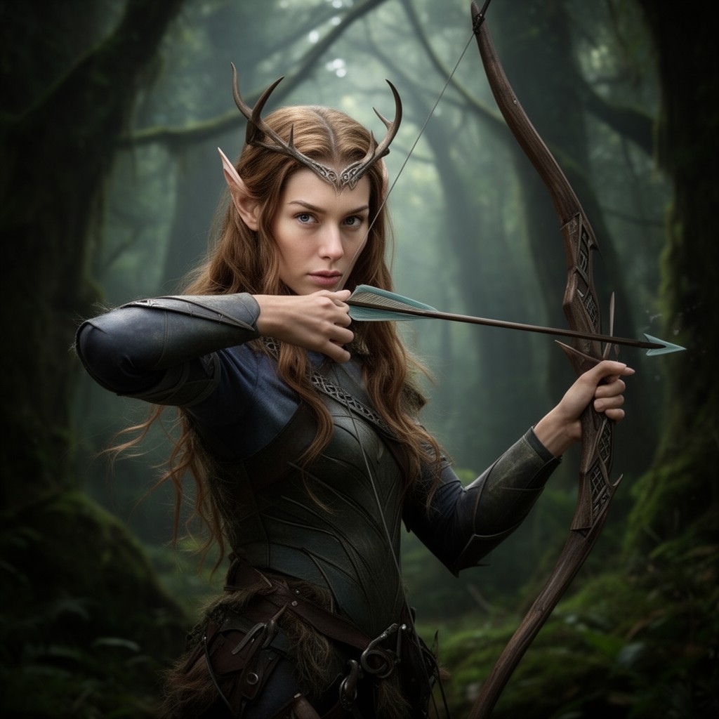 AI-generated illustration of Tauriel
