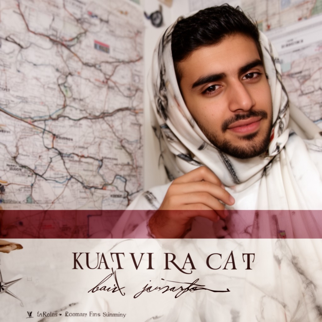 AI-generated illustration of Kuwaiti American