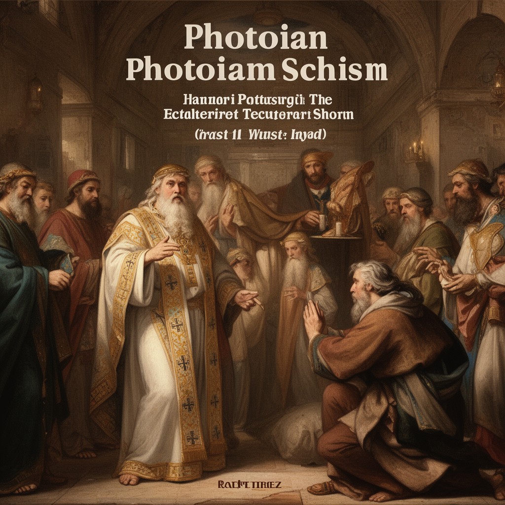AI-generated illustration of Photian Schism