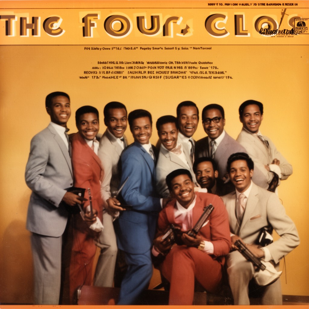 AI-generated illustration of The Four Tops