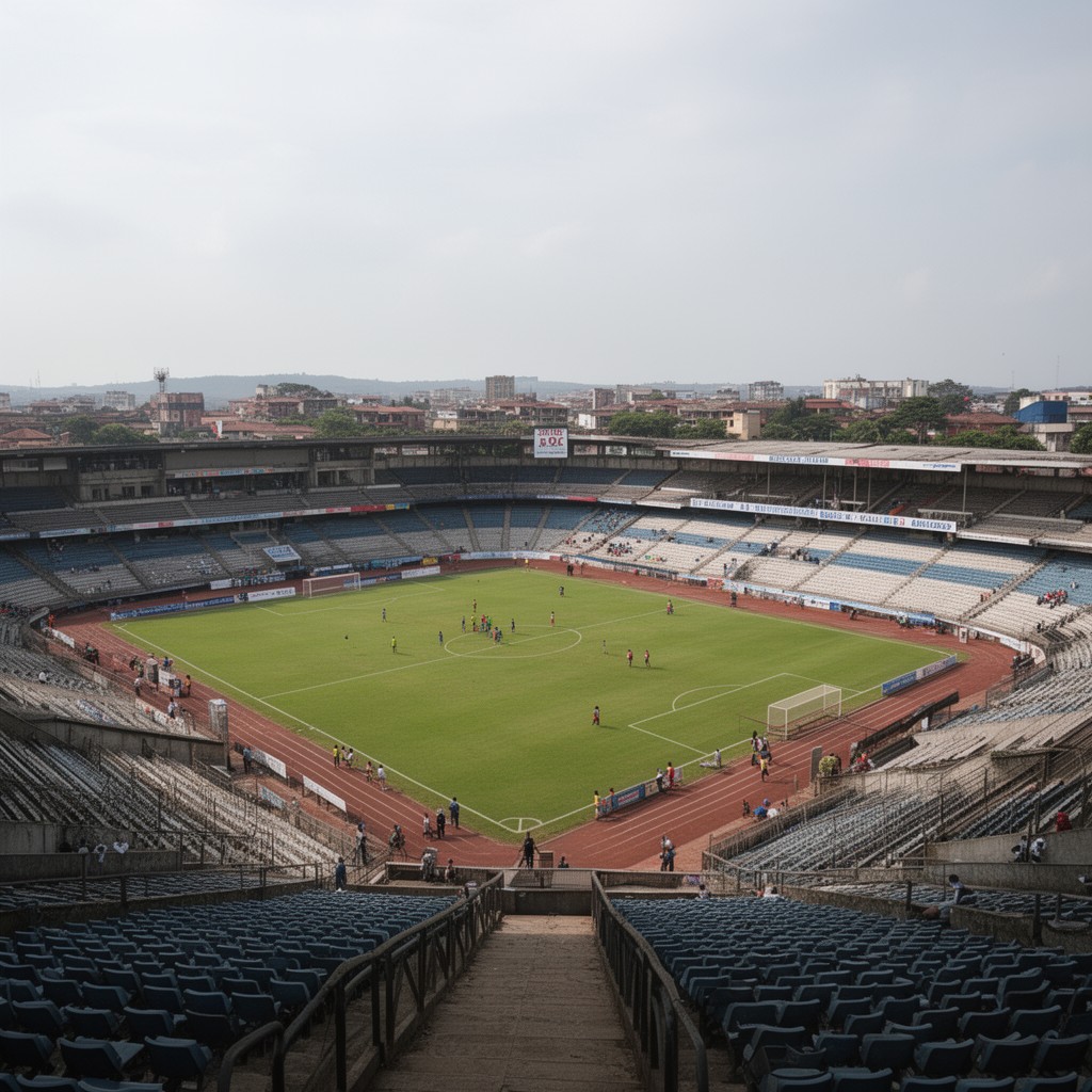 AI-generated illustration of Teslim Balogun Stadium