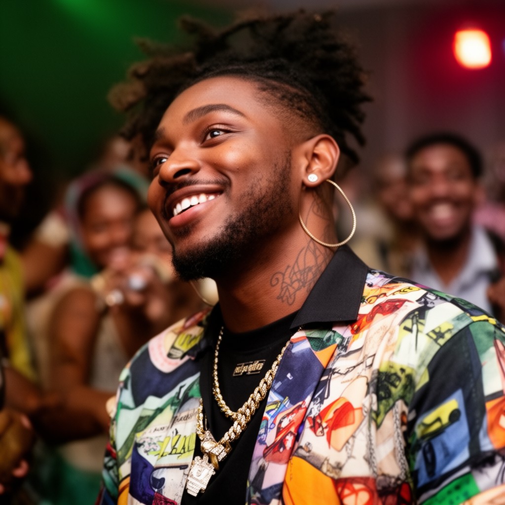 AI-generated illustration of Davido