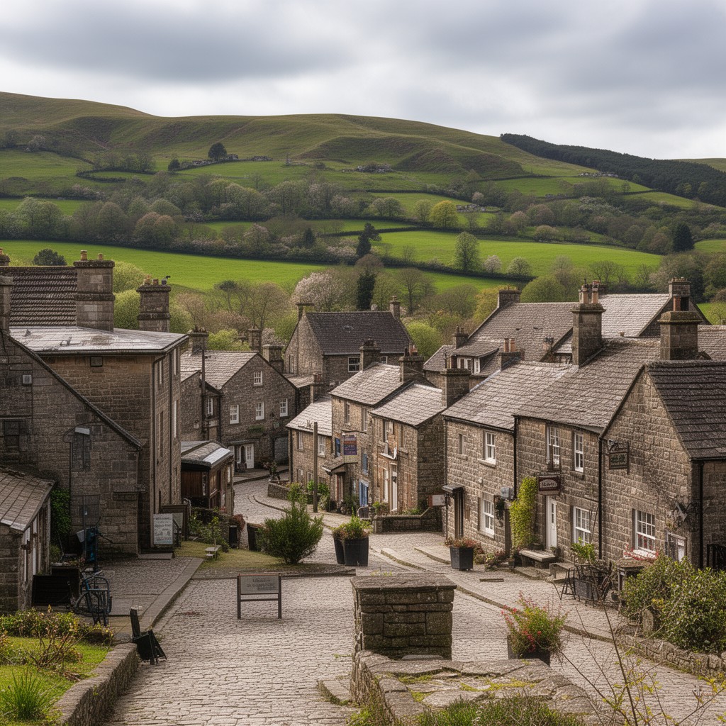 AI-generated illustration of Sedbergh