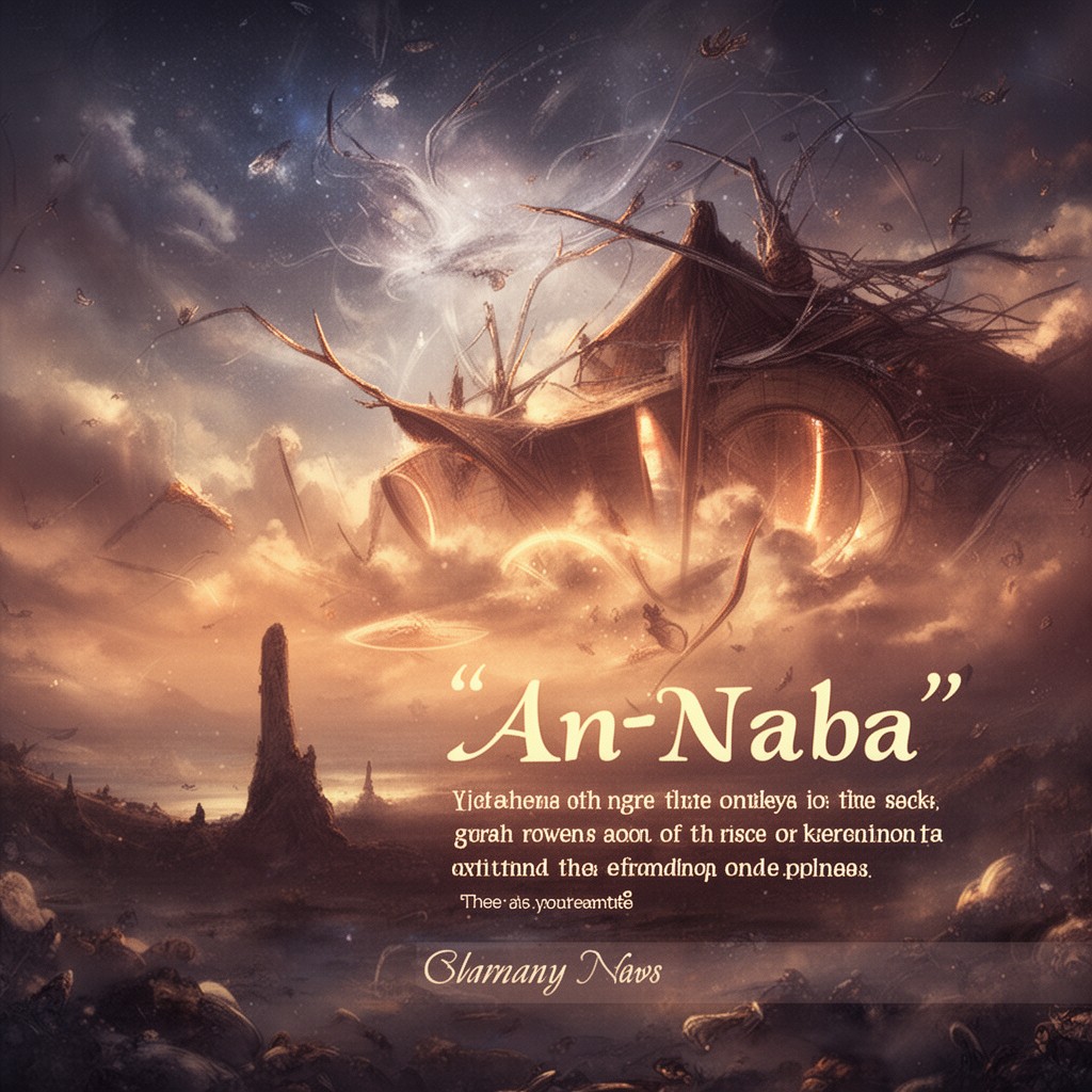 AI-generated illustration of Surah An-Naba