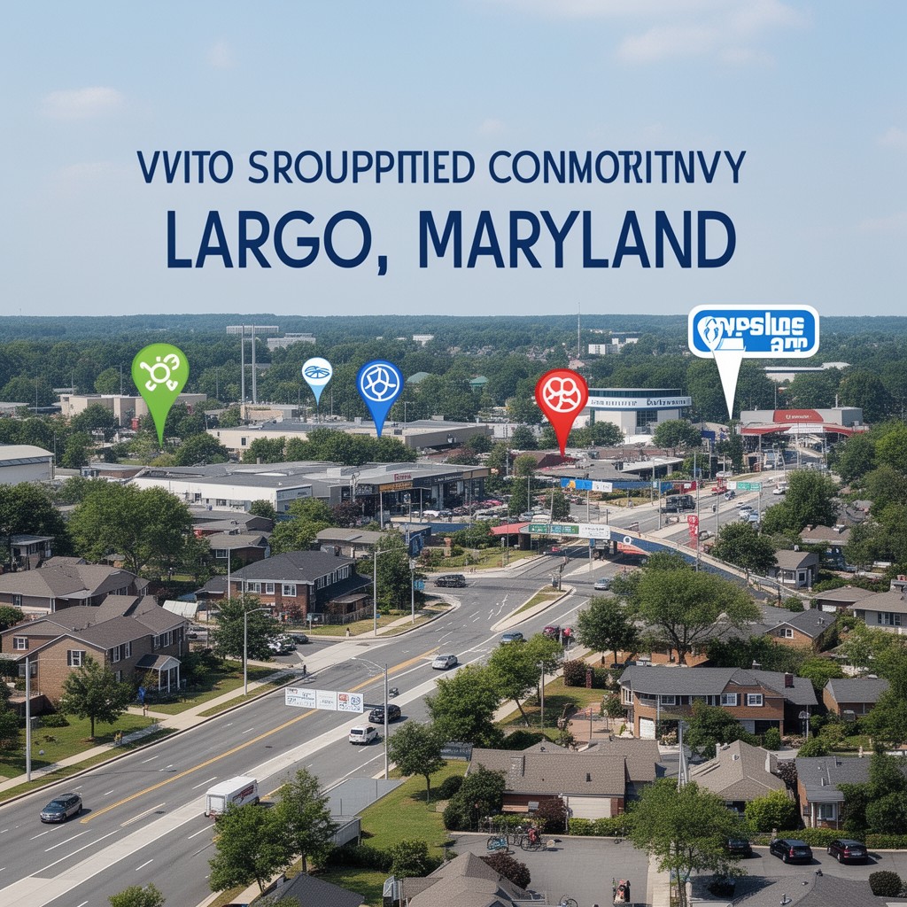 AI-generated illustration of Largo, Maryland