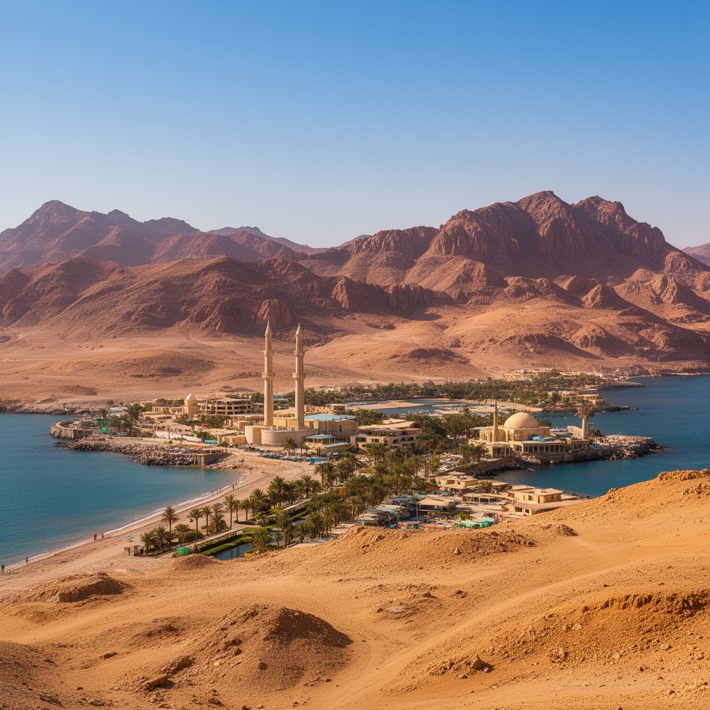 AI-generated illustration of South Sinai Governorate