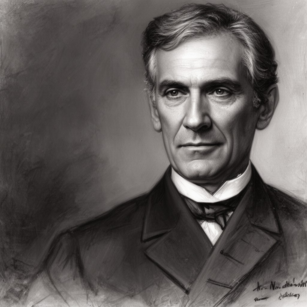 AI-generated illustration of Nathaniel P. Davis