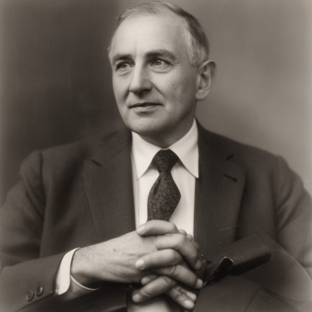 AI-generated illustration of Roger Nash Baldwin