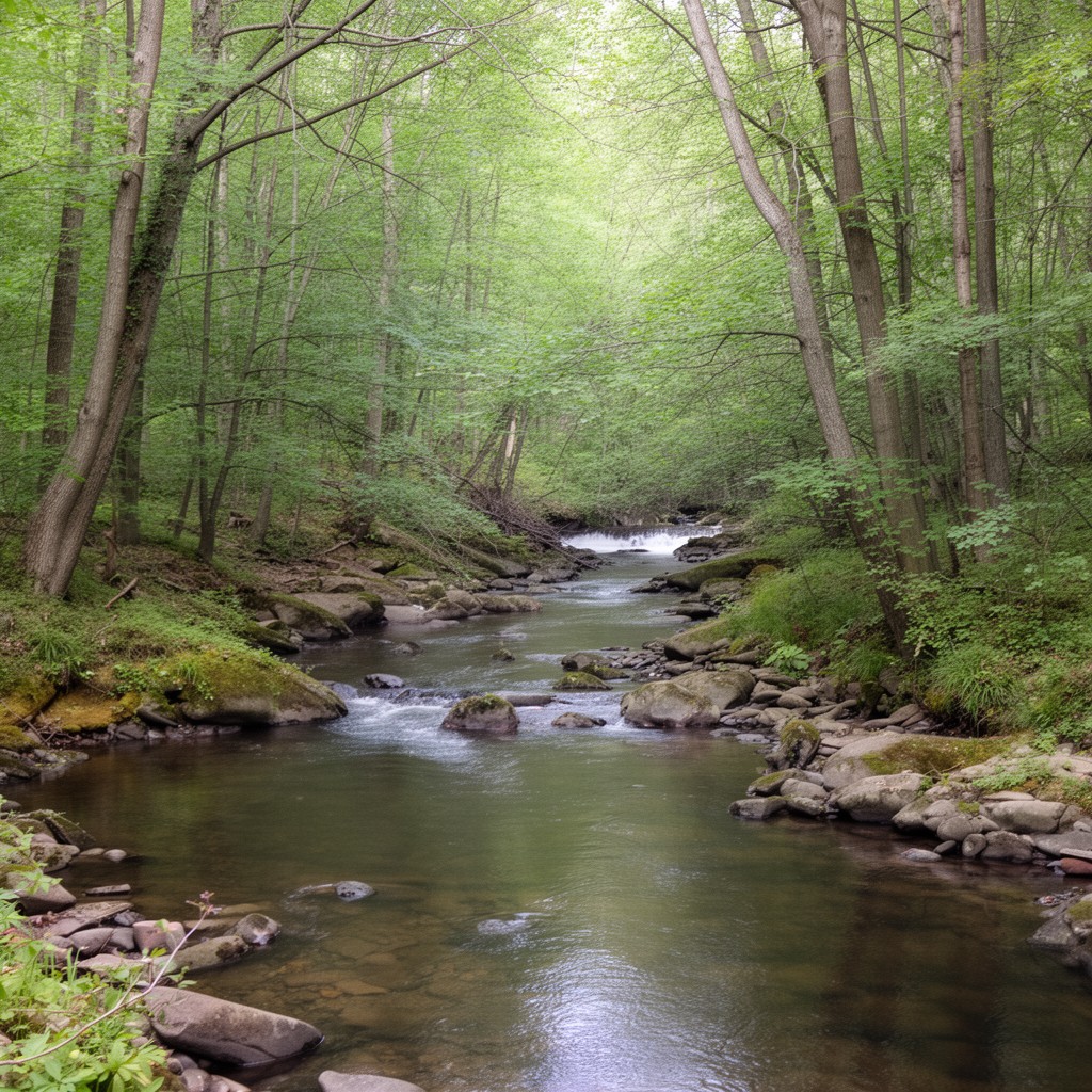 AI-generated illustration of Amato Brook
