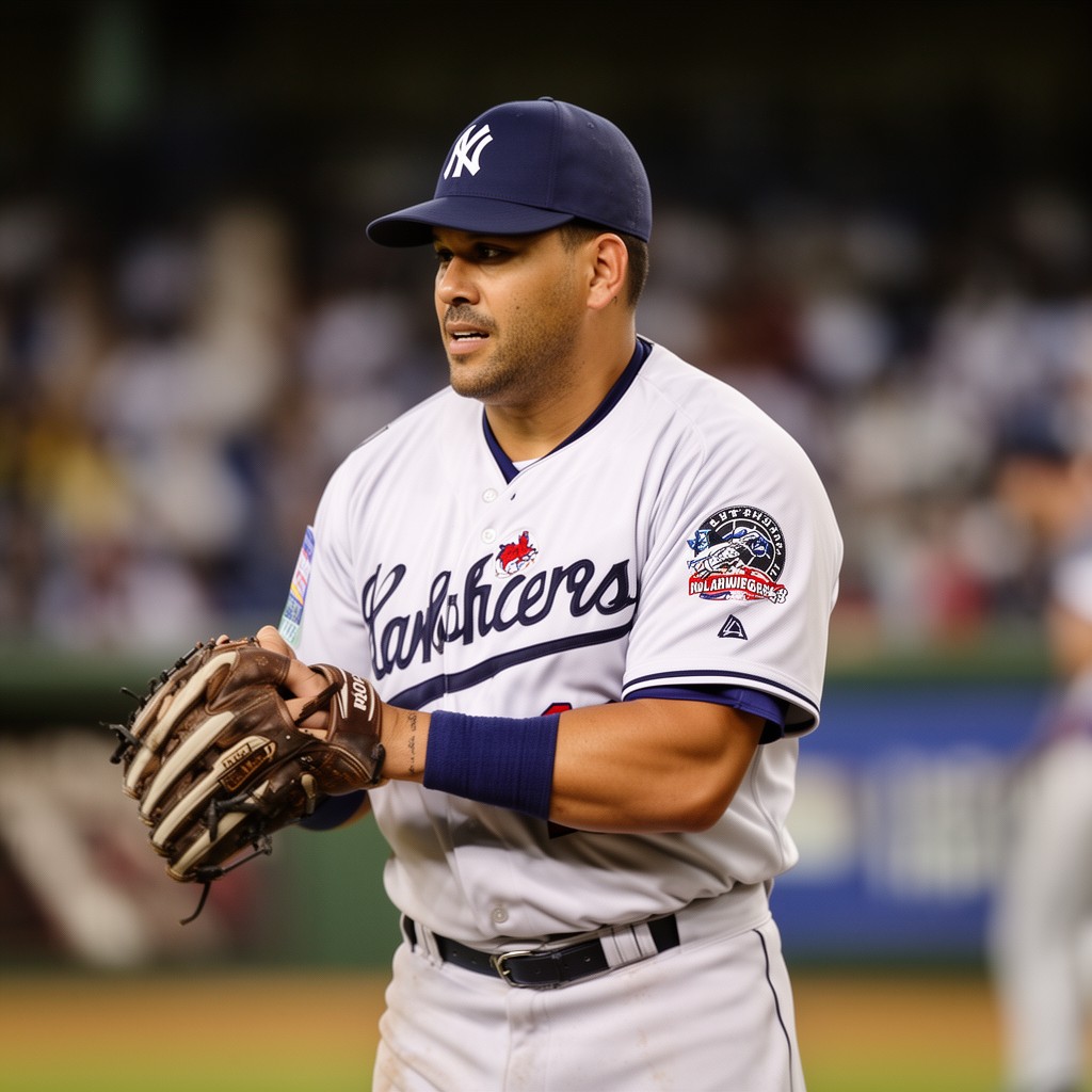 AI-generated illustration of Orlando Hernández