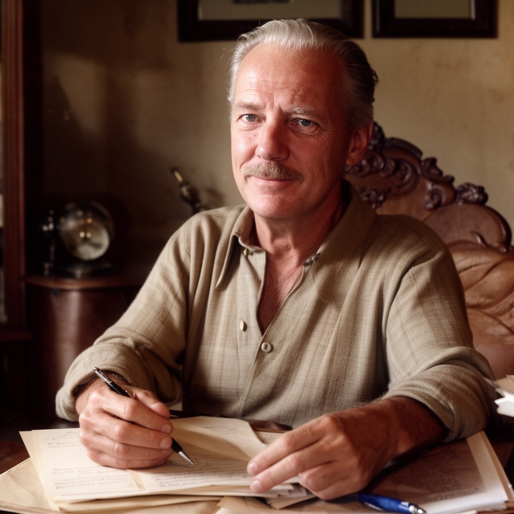 AI-generated illustration of Jack Hemingway