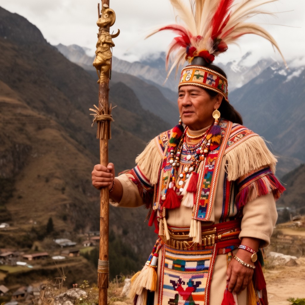 AI-generated illustration of Sapa Inca