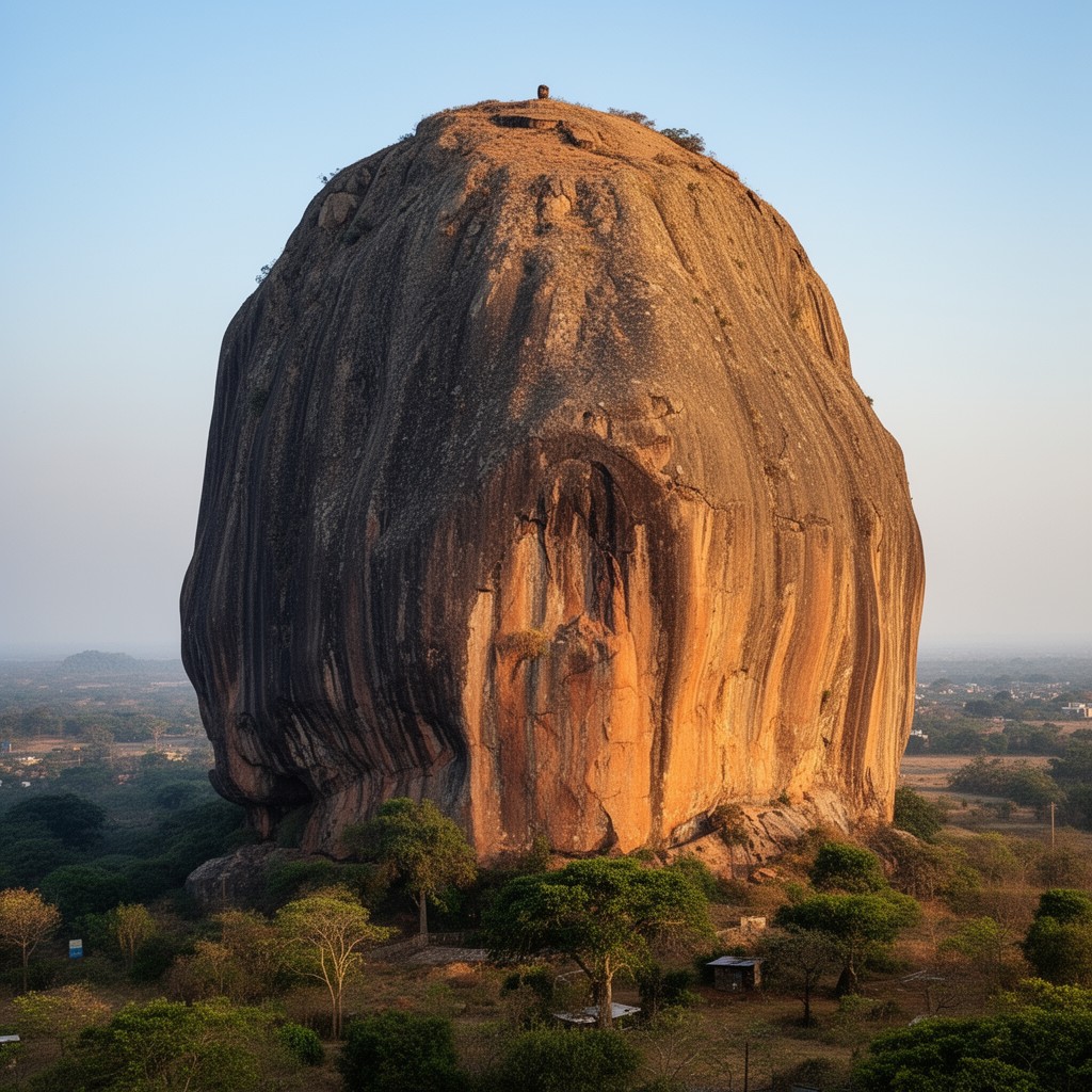 AI-generated illustration of Zuma Rock