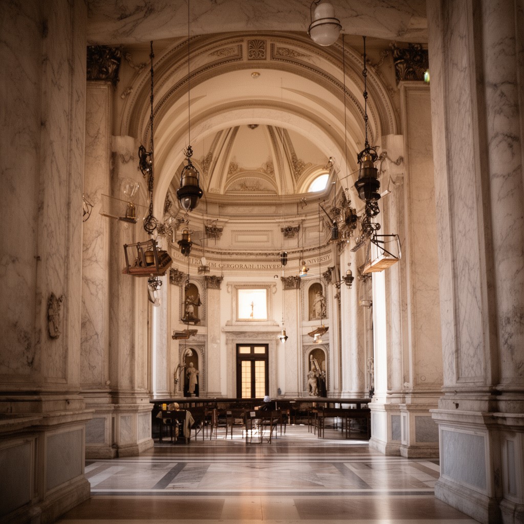 AI-generated illustration of Pontifical Gregorian University