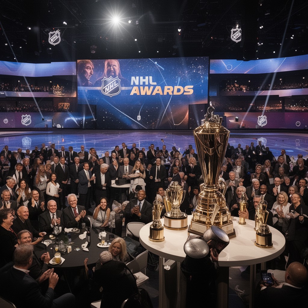 AI-generated illustration of NHL Awards