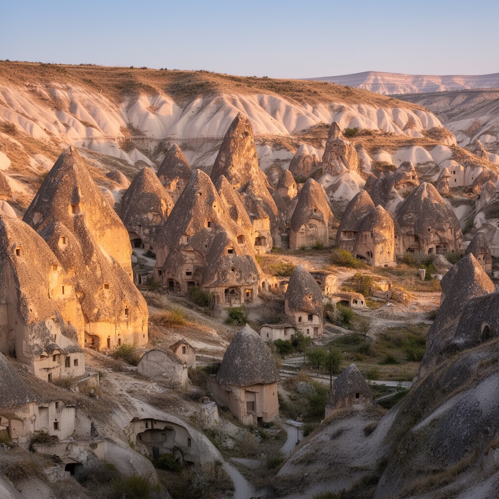 AI-generated illustration of Cappadocia