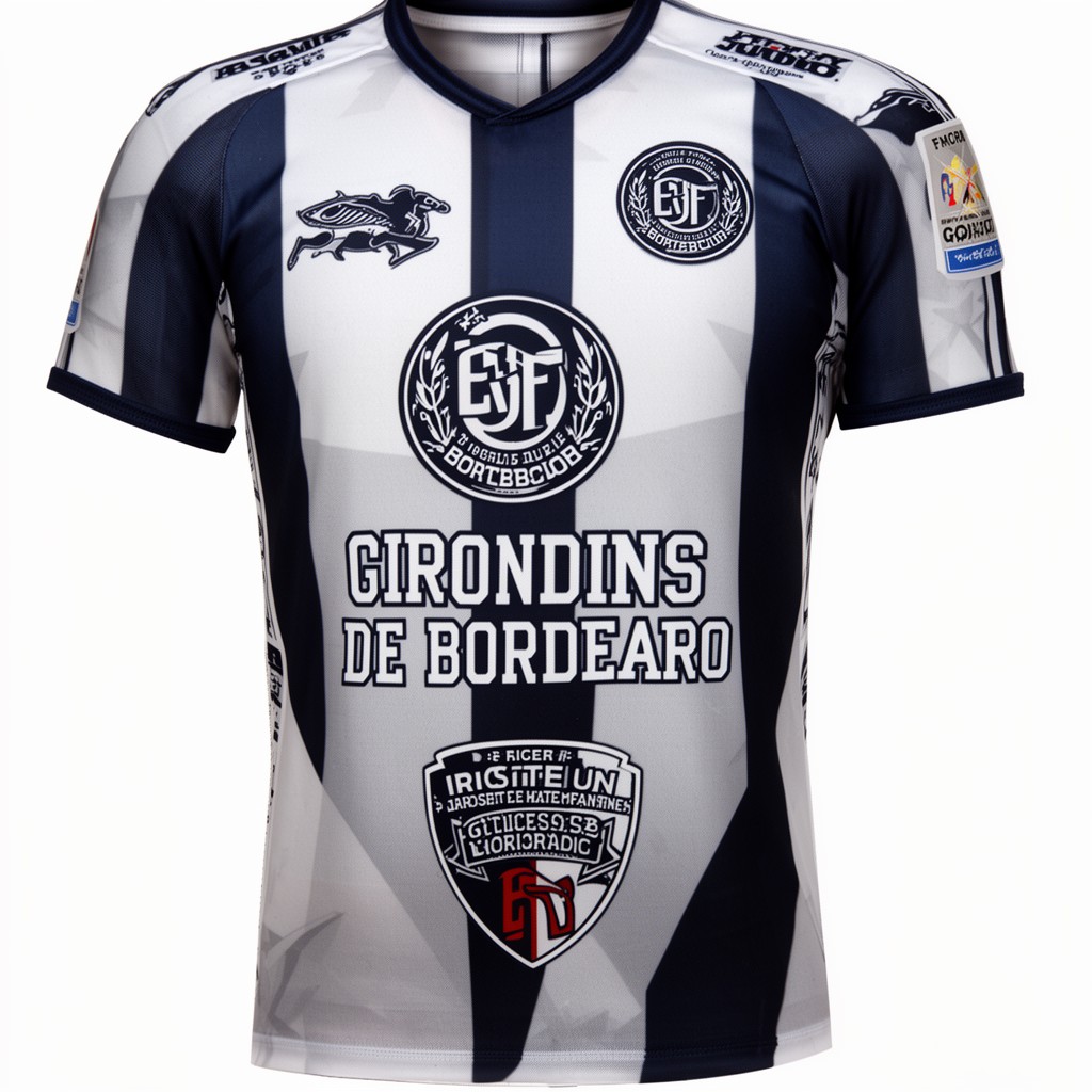 AI-generated illustration of Girondins de Bordeaux