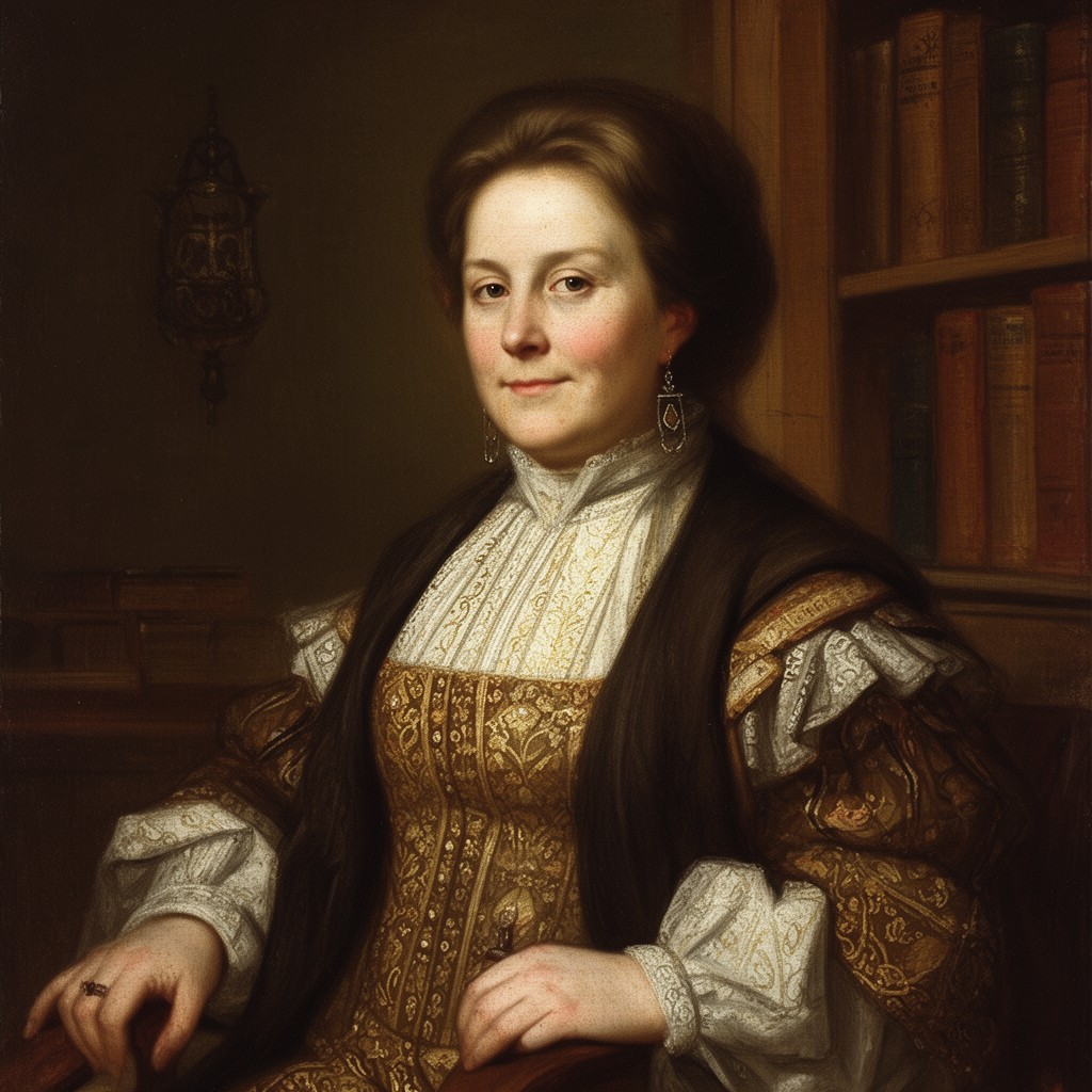 AI-generated illustration of Suzanna van Baerle