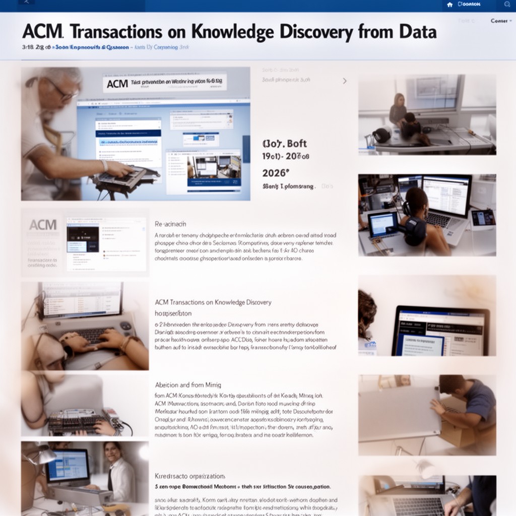 AI-generated illustration of ACM Transactions on Knowledge Discovery from Data