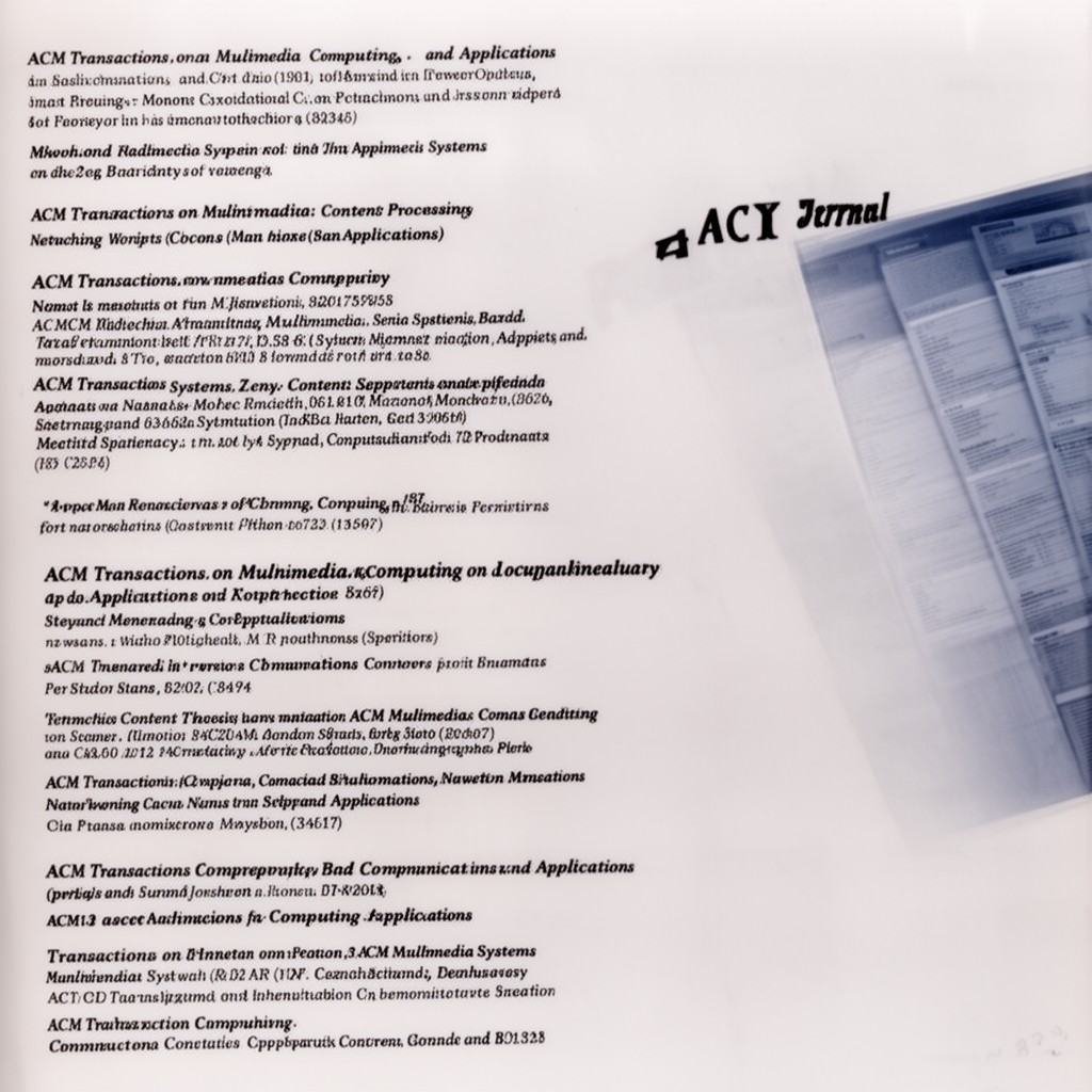 AI-generated illustration of ACM Transactions on Multimedia Computing, Communications, and Applications