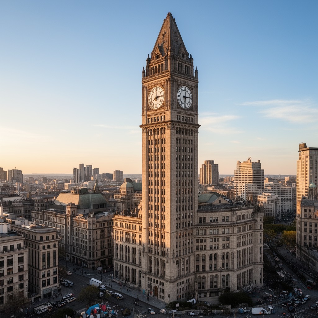 AI-generated illustration of Old Post Office Pavilion
