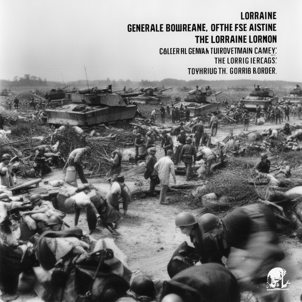AI-generated illustration of Lorraine campaign