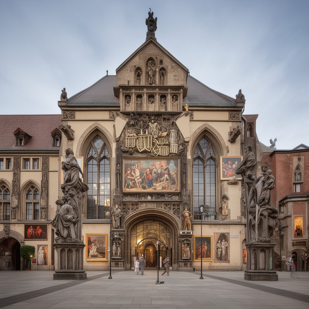 AI-generated illustration of Museum Ulm