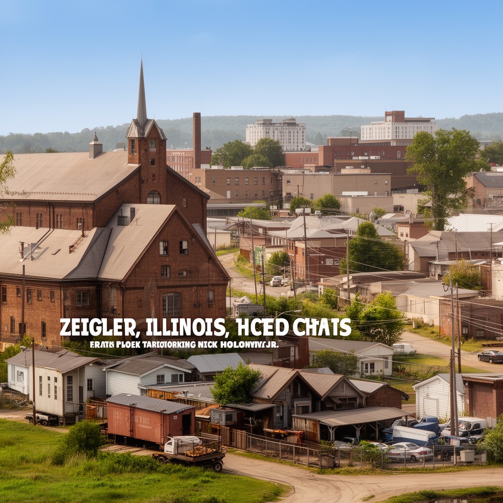AI-generated illustration of Zeigler, Illinois, United States