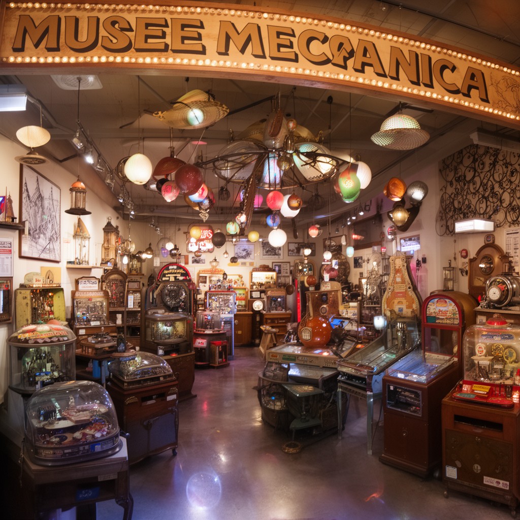 AI-generated illustration of Musee Mecanique