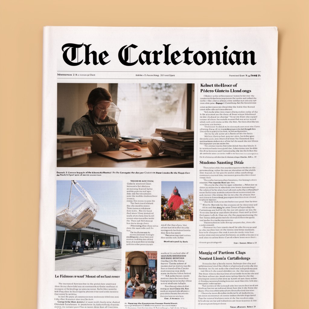 AI-generated illustration of The Carletonian