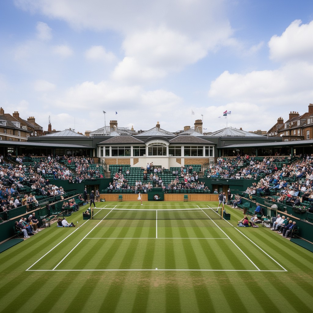 AI-generated illustration of Wimbledon