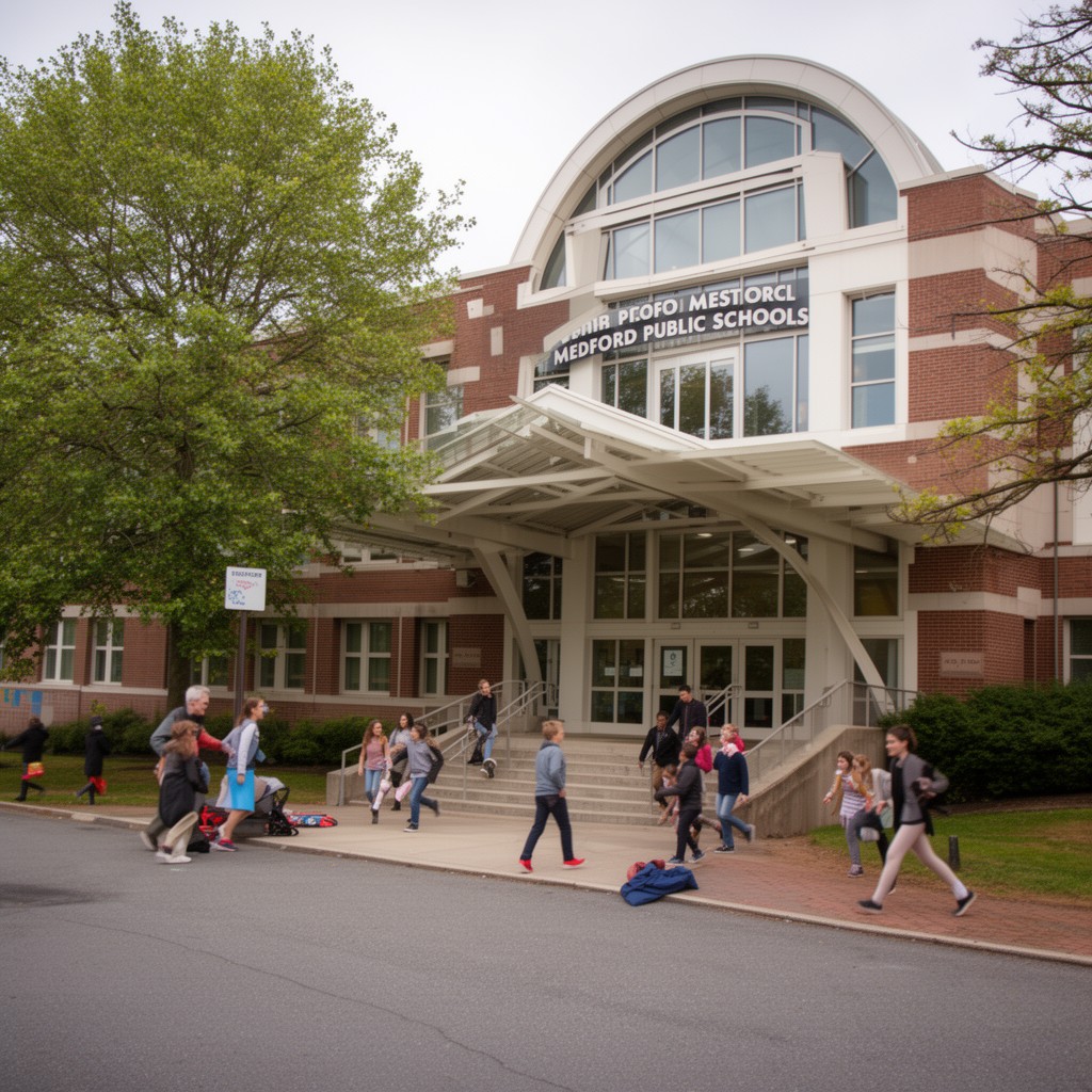 AI-generated illustration of Medford Public Schools
